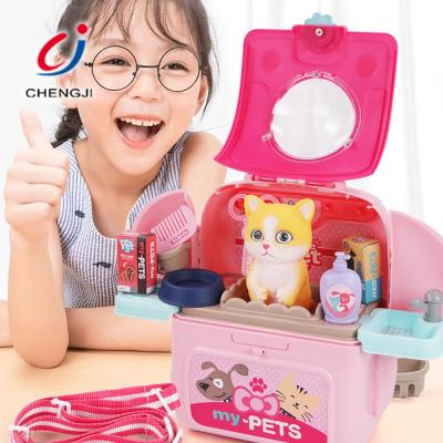 China Best Selling Pink Series Children Pretend To Play, Gift Toys For Kids Recycled New Plastic Toys Pet Toys CJ-1653491 for sale