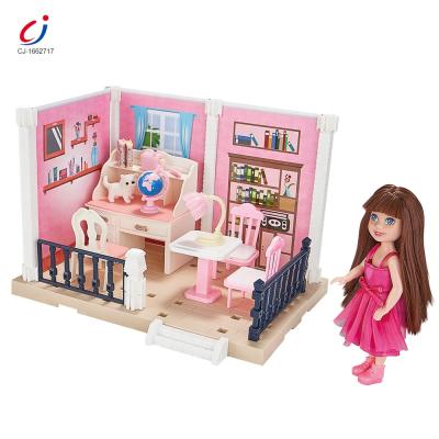 China Cartoon Toy New Product Educational Pretend Toys DIY Assembly Model Manual Miniature Doll Room Furniture for sale