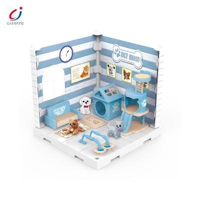 China Gifts for Girls Princess Dollhouse Eco-Friendly Handmade Furniture and Accessories for sale