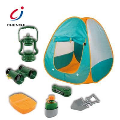 China Outdoor Preschool Kids Playset Plastic Little Baking Camping Toys CJ-1600910 for sale