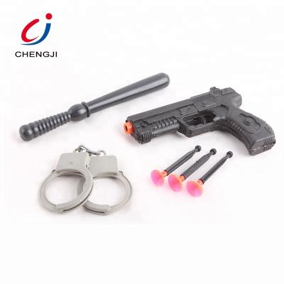 China Other Popular Fake Police Funny Plastic Game Toys Set Gun For Kids for sale