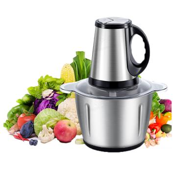 China High Efficiency Vegetable Cutter Machine Food Chopper Stainless Steel 3 Liters 2L Capacity Chopper Processor Blender Kitchen Machines Chopper for sale