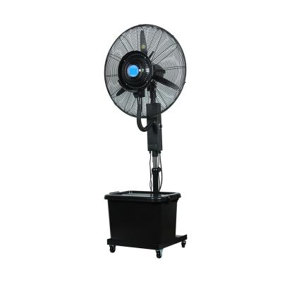 China COOLING & HUMIDIFIER 16 inch portable floor standing water mist fans with timer and oscillating remote control for sale