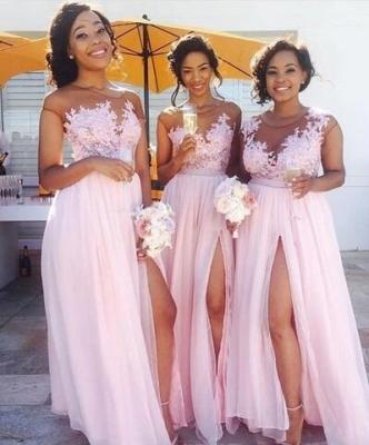 China Anti-Wrinkle Made In China Chiffon Cheap Sexy Long Maxi Dress Bridesmaid Dress for sale