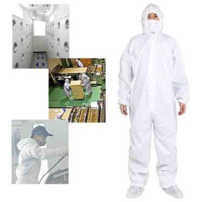 China Aeofa SF Oil Spray Paint Resistant Waterproof Dustproof Cleanroom Disposable Coverall Suit for sale