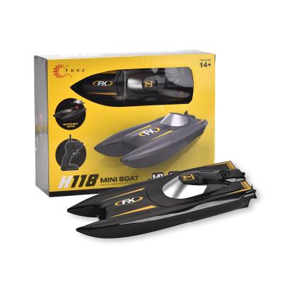 China 2019 Hot Selling RC Hobby 4CH R/C Racing Boat Toy 2.4G Continuous Resistance Bottom Wireless Remote Control for sale