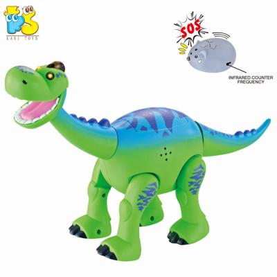 China Simulation Dinosaur Infrared Remote Control Plastic Electric Cartoon Walking Animal Toys for sale