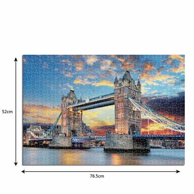 China Hot Selling Cartoon Toy Amazon Paper Cardboard Jigsaw Puzzle For Kid And Adult Jigsaw Puzzle 1000 Pieces for sale