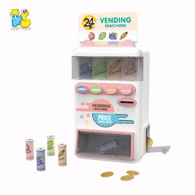 China Role Pretend Play House Drink Machine Toy Kids Vending Machine Toy For Pretend To Play Electric Shopping Games Play House Drink Machine Toy for sale