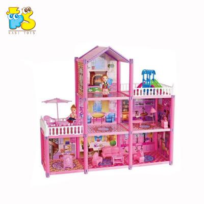 China Educational DIY Game Children's DIY Toy Game House Villa Villa Toy Building Hot House Set for sale