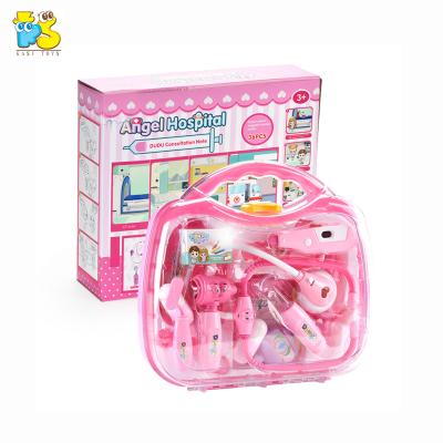 China DIY Pretend Game Baby First Education Magnetic Puzzle Game Toy Kids Pretend Game DIY Kit Medical Doctor Set Toy for sale