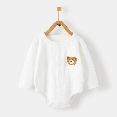 China Casual Base triangle baby cotton bodysuit jumpsuit women blue thin strap long for babies white onesies clothes boy romper autumn animal for sale