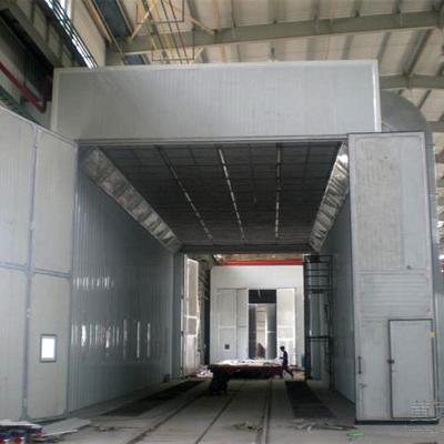 China Factory sand blasting room sandblasting booth with dust collection system for sale