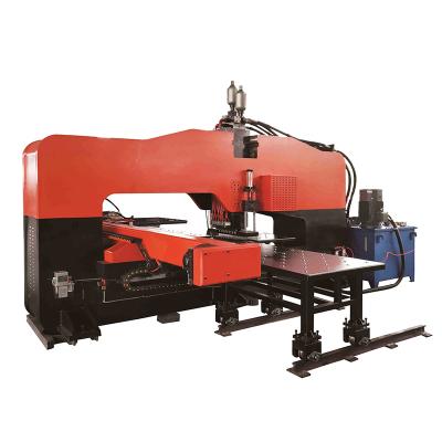 China Metal Sheet Stamping Hydraulic Thick Plate CNC Turret Punching Machine Qingdao puhua for sale