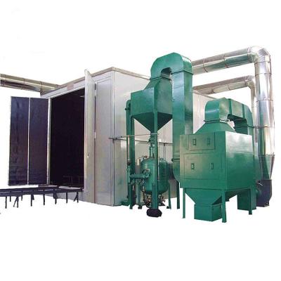 China Casting Forgings Welded Steel Structure Shot Blasting Cabinet for sale