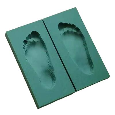 China Phenolic Resin Foot Foam Box Foot Printing Foam Box Casting Foot Molding Printing For Custominsole Foot Printing Foam Box Biofoam Box for sale