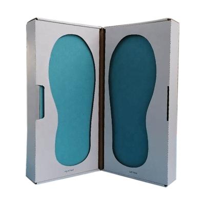 China Phenolic resin foot printing foam box foot molding foot molding impression for custom insole for sale