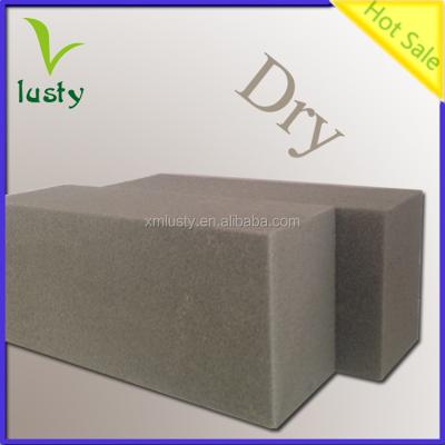 China PU dry floral foam for artificial flowers, artificial flower foam, foam for artificial flower arrangement for sale