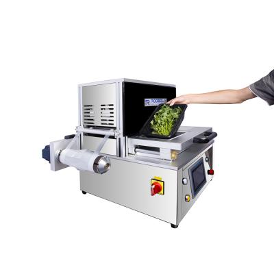 China Compact Design Table Top Tray Sealing Machine Vacuum Map Packaging Equipment for sale