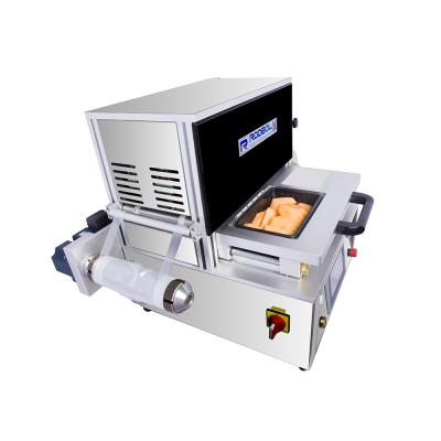 China Tray Stainless Steel Food Skin Vacuum Packing Machine Table Top Vacuum Sealer for sale