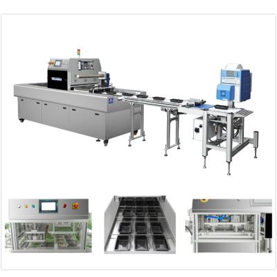 China Fresh Chicken MAP Packaging Machine Vacuum 0.6 - 0.8 MPa Working Pressure for sale