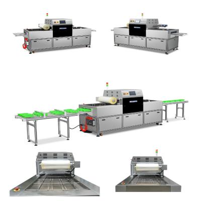 China Dried Fruit Horizontal Sealing Machine Vegetable Automatic Vacuum Packer for sale