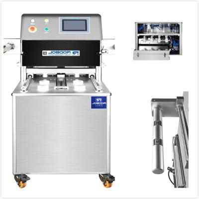 China Vertical Display Modified Atmosphere Packaging Equipment Skin Meal Tray Packer for sale