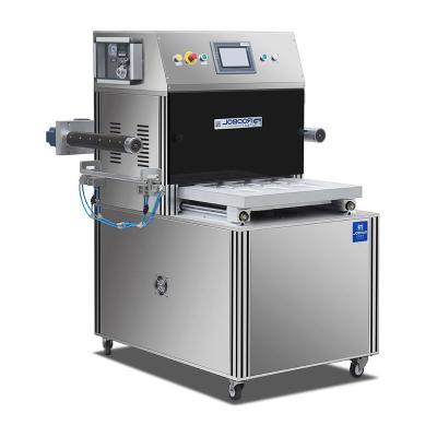 China Gas Flushing Commercial Food Packaging Equipment Skin Vacuum Map Tray Sealer for sale