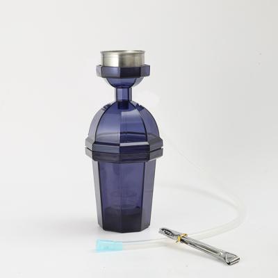 China Hot sale modern plastic cup shisha hookah cheap portable squar cup hookah pipe new style set hookah whosale supplier one for sale