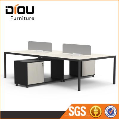 China Fashion Diou Factory Insert Beam Metal Table Frame Desk For Workstation for sale