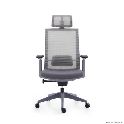 China High Quality Ergonomic Adjustable Comfortable Office Swivel Mesh Design Executive Back Chair (Waist) High Chair for Office Computer Desk for sale