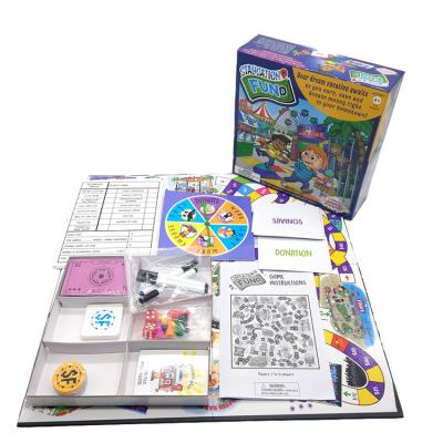 China Custom Paper Board Game Manufacturers Print Game Set Adults And Children Board Game for sale