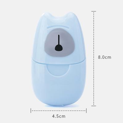 China Private Label Mini Portable Travel Bath Scented Hand Soap Paper Base Custom Cleaning Soap Covers For Outdoor for sale