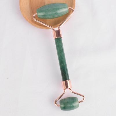 China Anti Aging Jade Roller Natural Jade Face Massage Amethyst Roller Gua Kit Pretty Crystal Face Goods for sale