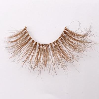 China Wholesale Halloween Party Xmas Crazy Crisscross Show Masquerade Fake Eye Lashes Colorful Handmade Eyelashes for sale