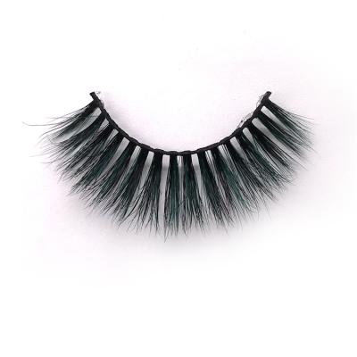 China Crisscross can put logo on silk eyelash box faux fur mink eyelashes colorful eyelsahed for sale