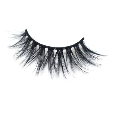 China wholesale hand made synthetic silk band eyelash lash strands crisscross 3d hair for sale