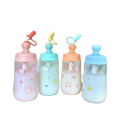 China Sustainable Water Bottles With Logo 450ml Custom Cute Water Bottle With Creative Shake for sale