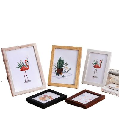 China Fashionable Custom Creative MDF A4 Poster Or Picture Frame Wall Wooden Frame for sale