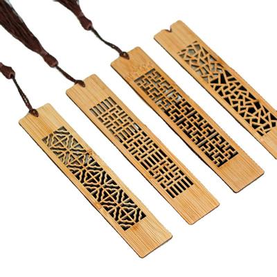 China China Laser Decoration Custom Engraving Wood Bookmark Natural Wood Bookmark for sale