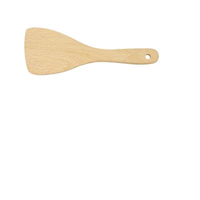 China Hot-selling Natural Wooden Spoons Kitchen Utensils Sustainable Non Paint Soup Ladle / Wooden Spoon / Rice Spatula For Cooking for sale