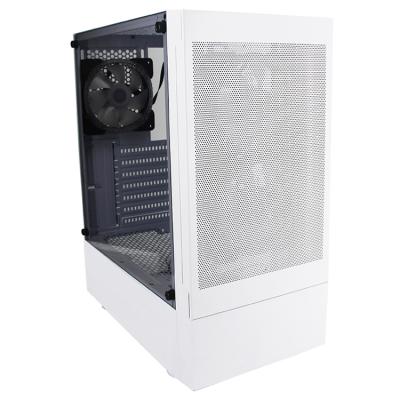 China With Newest High Quality Side Panel Window Gaming Computer Case Gabinet Cabinet With ATX Tower PC Case Gamer PC Full Glass Middle Case for sale