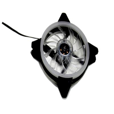 China Plastic ARGB 12cm RGB Flow Computer Fan Fans Ring Fan zu verkaufen