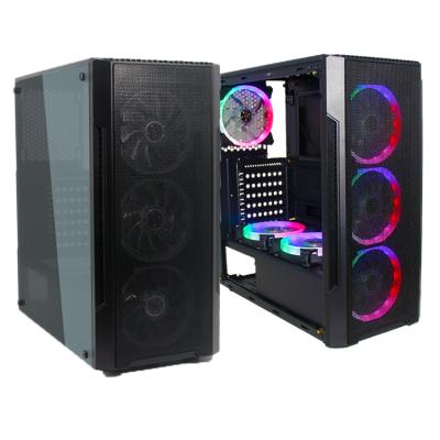 China Newest 1906C gabinete 1906C gamer ATX computer case gaming desktop high quality PC case PC Gamer PC M-ATX mid tower case for sale