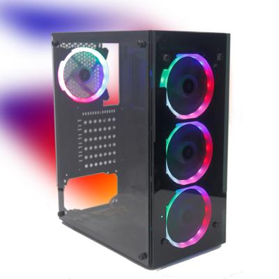 China Large Desktop Computer Motherboard Gaming Water-cooled Transparent Tower Full Side Chassis Full Side Audio ATX, USB CE, RoHS NC; GUA ACX00 zu verkaufen