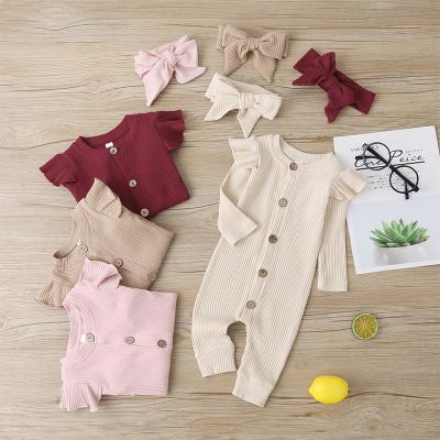 China Overall Customized Breathable Baby Romper Kids 1 Piece Spring Baby Jumpsuits Casual Rompers for sale