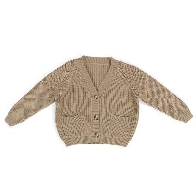 China Winter Casual Baby Cardigan Coat Knitted Baby Warm Sweater Newborn Unisex Plus Size Baby Sweater for sale