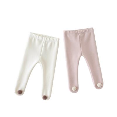 China Breathable Newborn Baby Pants Long Pants 100 Cotton Soft Cute Soft Integral Clothes OEM for sale