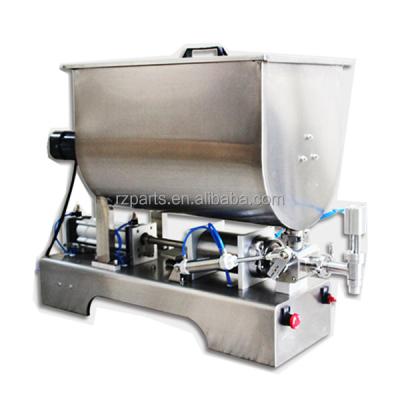 China Food peanut butter filling machine u type pneumatic semi automatic filling machine for sauce for sale