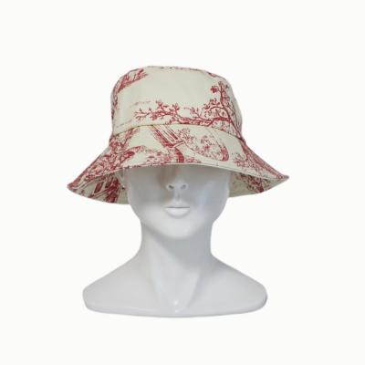 China European and American style volume 2021 new design fisherman hats graffiti tree printed bucket hats for women fashion fishing hat for sale